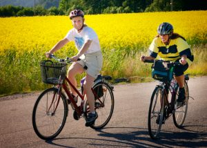 cyklister vid god hälsa